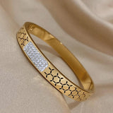 Turtle Pattern Stainless Steel Bracelet Bangle For Women