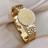 Chunky Lion Head Stainless Steel Bracelet for Women Men