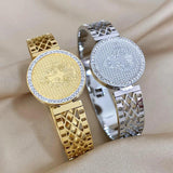 Chunky Lion Head Stainless Steel Bracelet for Women Men