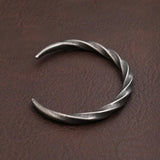 Vintage Stainless Steel Bracelet Twist Bangle Party Jewelry