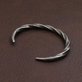Vintage Stainless Steel Bracelet Twist Bangle Party Jewelry
