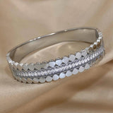 Zircon Style Waterproof Bracelet Bangle Geometric Round Circle Jewelry