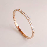 Stainless Steel Crystal Charm Bracelet for Women Snake Bracelet Party Gift