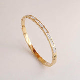 Stainless Steel Crystal Charm Bracelet for Women Snake Bracelet Party Gift