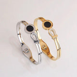 Stainless Steel Roman Number Charm Bracelet Crystal Wrist Jewelry Party Gift