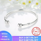 Tibetan Silver Charm Bead Cuff Bracelet Jewelry Gift SZ008