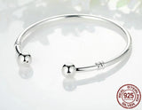 Tibetan Silver Charm Bead Cuff Bracelet Jewelry Gift SZ008
