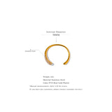Geometric Stainless Steel 18K Cuff Bracelet Bangle Personalized Jewelry