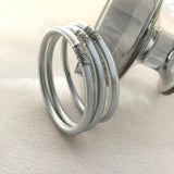 Soft Silicone Bracelet for Women High Plastic Tube Bangle