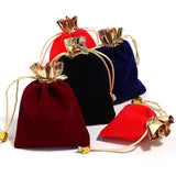Vintage Velvet Drawstring Jewelry Gift Bags Lot of 5-10 pcs