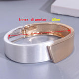 Geometric Round Women's Bracelet Bangle Metal Cuff Bangles