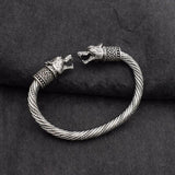 Wolf Head Bracelet Viking Bracelet Teen Wristband Cuff Bracelets