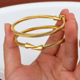 Minimalism Stainless Steel Nail Cuff Bracelet