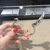 Foxanry Silver Bracelet Vintage Punk Hiphop Party Jewelry