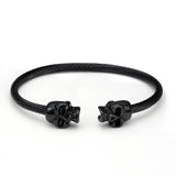 Vintage Stainless Steel Braided Bracelet