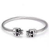 Vintage Stainless Steel Braided Bracelet