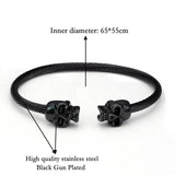 Vintage Stainless Steel Braided Bracelet