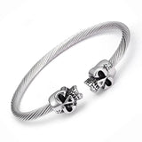 Vintage Stainless Steel Braided Bracelet