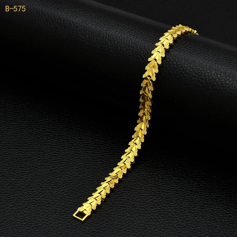 Indian African Charm Hard Bracelets For Women 24k Bangles Wedding