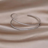 14K Plating Zircon Knot Bracelet for Women Wedding Party