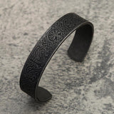 Stainless Steel Celtic Knot Bracelet Men Norse Vikings Tree Of Life Bracelet