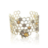 Hollow Honeycomb Geometric Bracelet Charm Dress Accessories Jewelry