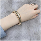 Alloy Cuff Bracelet for Women Bangle Jewelry Accessory