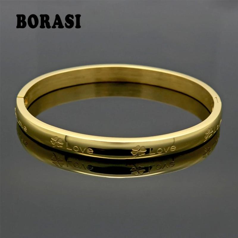 Clover Love Style Stainless Steel Bracelet