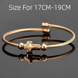 Cross Charm Stainless Steel Hemp Rope Bracelet