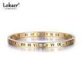 Stainless Steel Rhinestone Cuff Bangle Bracelet for Women