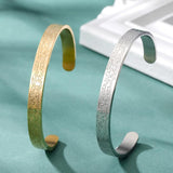 Islamic Quran Bracelet Ayatul Kursi Calligraphy Cuff Bangle Religious Gift