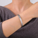 Islamic Quran Bracelet Ayatul Kursi Calligraphy Cuff Bangle Religious Gift