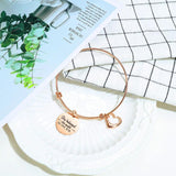 She Believed Inspirational Charm Bangle for Women