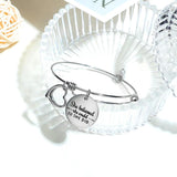 She Believed Inspirational Charm Bangle for Women