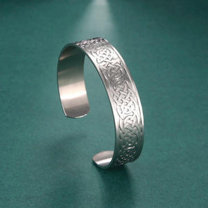 Viking Celtics Knot Cuff Bangles Magnetic Health Care Bracelet
