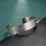Viking Celtics Knot Cuff Bangles Magnetic Health Care Bracelet