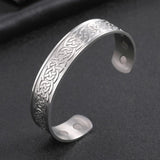 Viking Celtics Knot Cuff Bangles Magnetic Health Care Bracelet