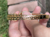 Double Leopard Lead Men Wedding Bracelet Bangle