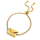 Vintage Story Book Pendant Steel Bracelet for Women