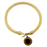 Steel Wire Rope Horseshoe Buckle Bracelet Titanium Cable Elastic