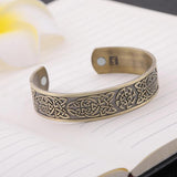 Kolovrat Slavic Bracelet Svarog Vikings Symbol Men Square Cuff Bangle