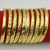 24kGold Bangle Copper electroplating for Women Dubai Bride