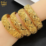 African Bangles Dubai Plated Jewelry Nigerian Wedding