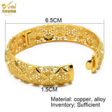 African Bangles Dubai Plated Jewelry Nigerian Wedding