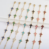 Hot Charm Stainless Steel Cross Necklace Set