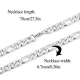 304L Stainless Steel Carve Chain Necklace Men Jewelry