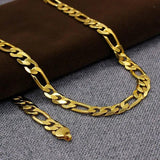 Yellow Plated NK1:3 Chain Necklace Lead/Nickel Free