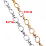 Stainless Steel Big Heavy Oval Chain Link DIY Necklaces Bracelet Making