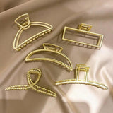 Geometric Metal Hair Clip Hairpin Hair Crab Women Hair Accessories