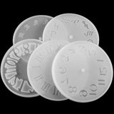 Classic Clock Silicone Mold Arabic Numeral UV Epoxy Resin DIY Home Decor